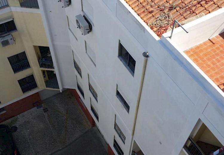 Pintura de Edifício com Rapel