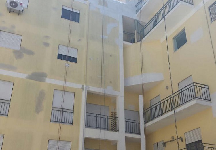 Pintura de Edifício com Rapel