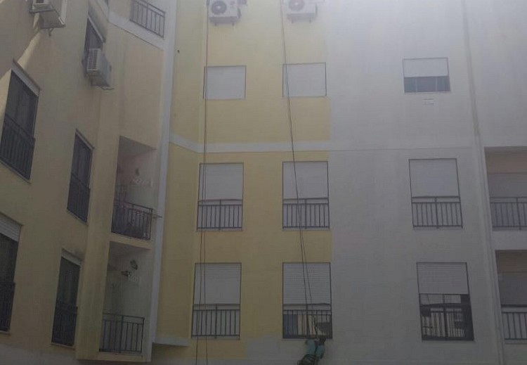 Pintura de Edifício com Rapel