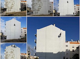 Reparação e Pintura de uma empena