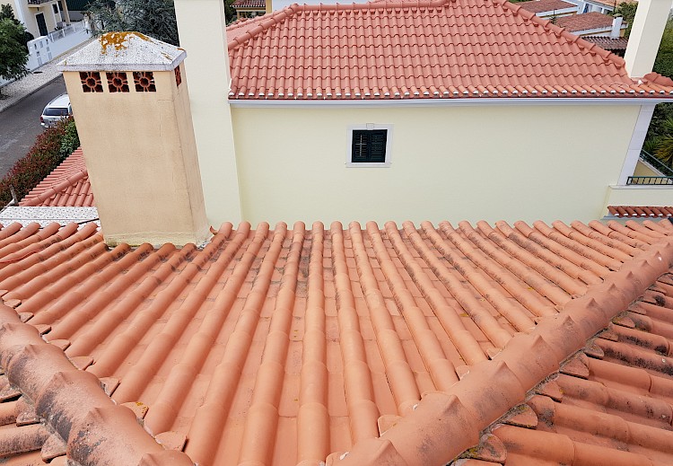 Lavagem das telhas e impermeabilizar as telhas
